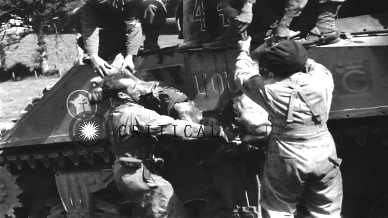 French Tank Crew Removing Body Of Dead Soldier From Tank And Laying Him On  Blanke...Hd Stock Footage - Youtube