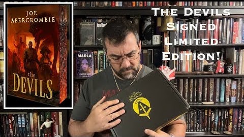 THE DEVILS Joe Abercrombie Limited Edition Book Unboxing The Broken Binding NEW FANTASY SIGNED