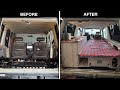 Converting our 70 series land cruiser into a cozy tiny camper car part 5 episode 3