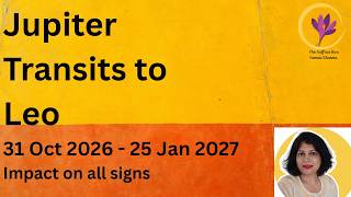 Jupiter transits to Leo - 31 Oct 2026 to 25 Jan 2027 | all rising signs