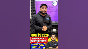 CUET PG 2026 Official Update – Application Form Out | NTA CUET PG Notification 2026