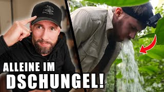 Überlebens-Experiment geht schief! - YouTuber allein im Dschungel... | Robert Marc Lehmann