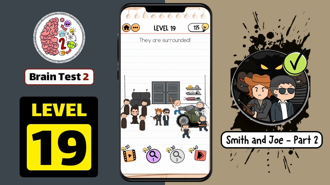 Brain Test 2: Tricky Stories - Level 19 Smith And Joe Part 2 Answer
