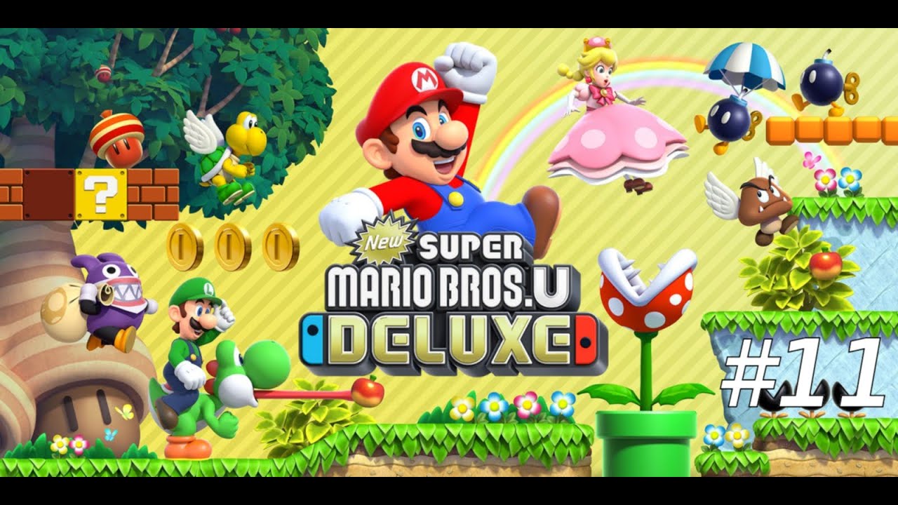 Let´s Play: New Super Mario Bros U Deluxe (#11) - Geisterhäuser....sind...nunja