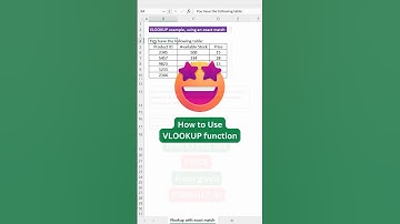 How to use VLOOKUP in Minutes! 🚀✨ #shorts #exceltutorial #excel