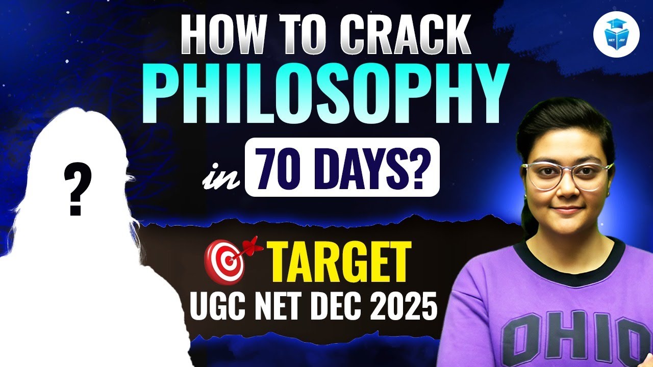 How to Crack UGC NET JRF in Philosophy in 70 Days? UGC NET Philosophy ...