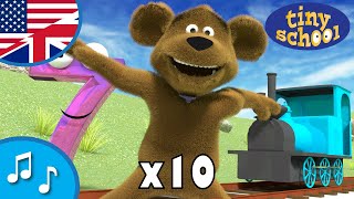 Numbers Song 10 times - Nursery Rhyme Collection for children - tinyschool