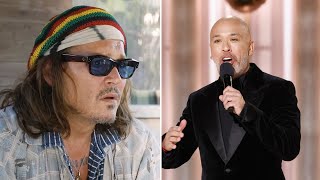 Johnny Depp REACTS to Jo Koy’s ‘Racist’ Golden Globes Monologue