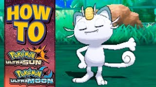 How To Get Alolan Meowth In Pokemon Ultra Sun And Moon