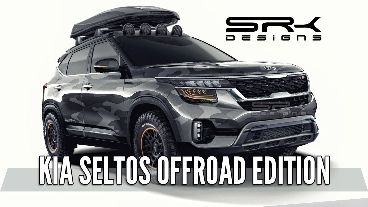 Upcoming Kia Seltos Suv Rendered With Off Roading Abilities Looks