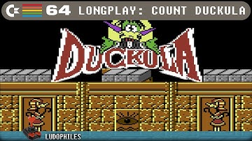 Count Duckula C64 Longplay / Full Playthrough / Walkthrough (no commentary) #retrogaming
