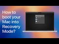 How to get into macOS Recovery