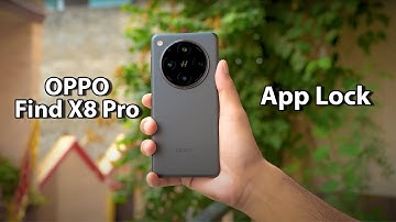 Oppo Find X8 and Oppo Find X8 Pro App Lock Settings l Oppo Find X8 Pro Tips and Tricks