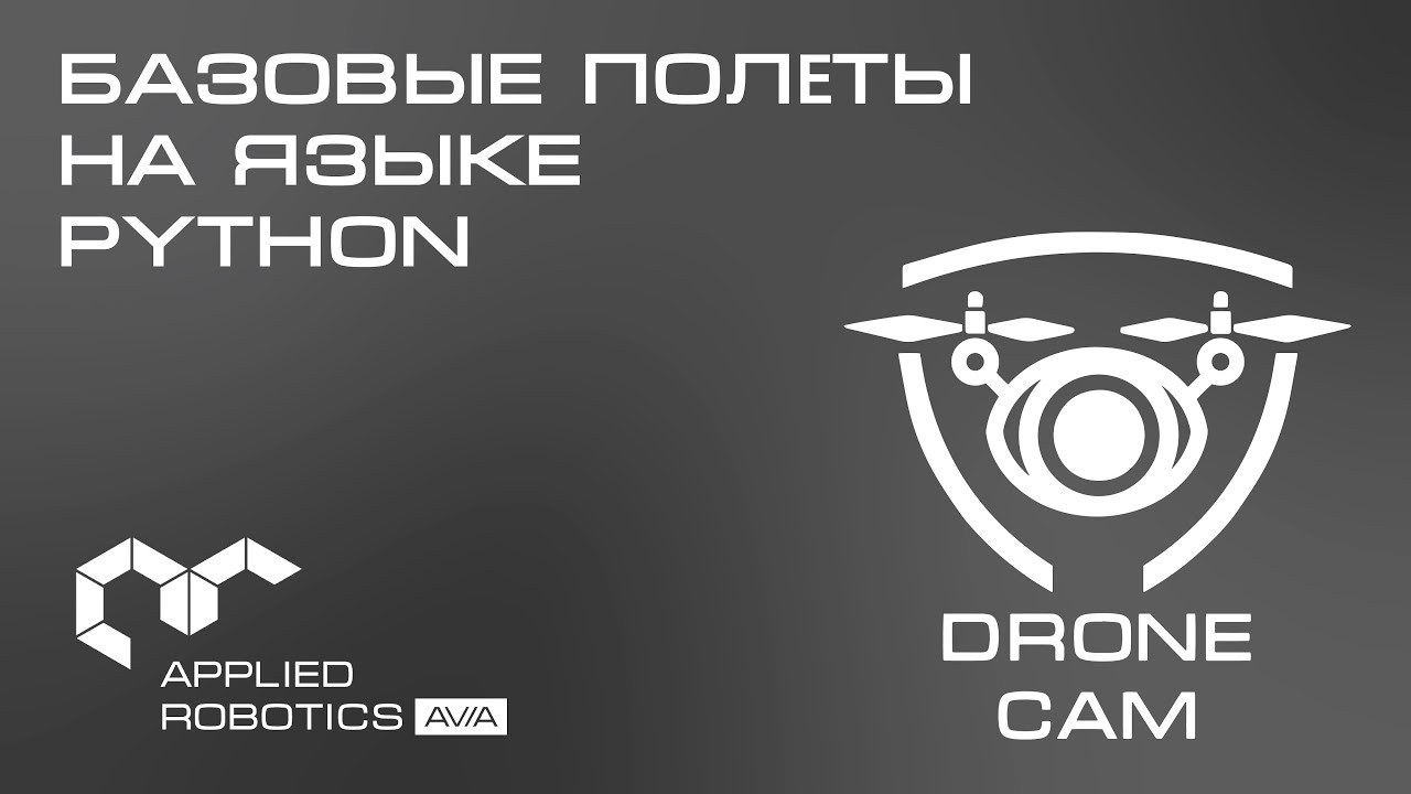 Графический интерфейс DroneCam: базовые полёты на языке Python