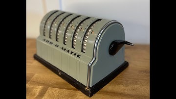 Add-O-Matic adding machine