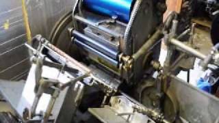 Letterpress 4 colour process printing pt1