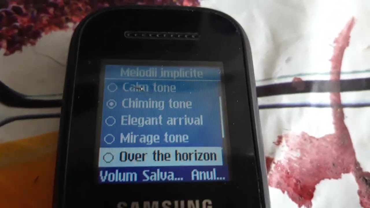 Samsung GT-E1200I - Ringtones, Message Tones