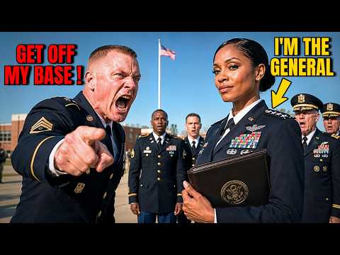 Sergeant Kicked Black Woman Off Base — Turned Pale When She Walked Back as a Four-Star General