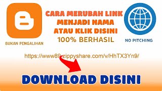 cara merubah link menjadi klik disini di blogger atau website