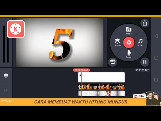 Cara mudah membuat countdown hitung mundur dengan KINEMASTER class=