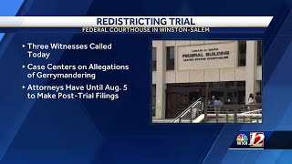North Carolina redistricting trial over district mapping comes to close