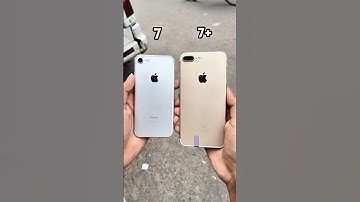 iPhone 7 Vs iPhone 7 Plus || Camera Zoom Test! #shorts