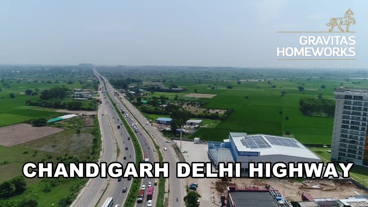 Zirakpur | Chandigarh - Delhi Highway | Development on High Pace - YouTube