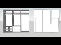 How to make Wardrobe in Sketchup