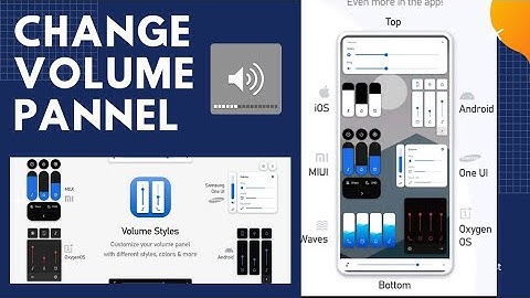 How to change volume pannel on any android device  || CHANGE VOLUME   STYLE || Android phone tricks✅