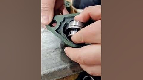 how to assemble insert bearing into bearing housing?