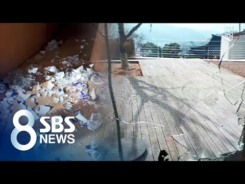 바닥 가득 &amp;#39;유리 파편&amp;#39;…<strong>이명희</strong>-조원태 &amp;#39;한진家 말다툼 소동&amp;#39; / SBS