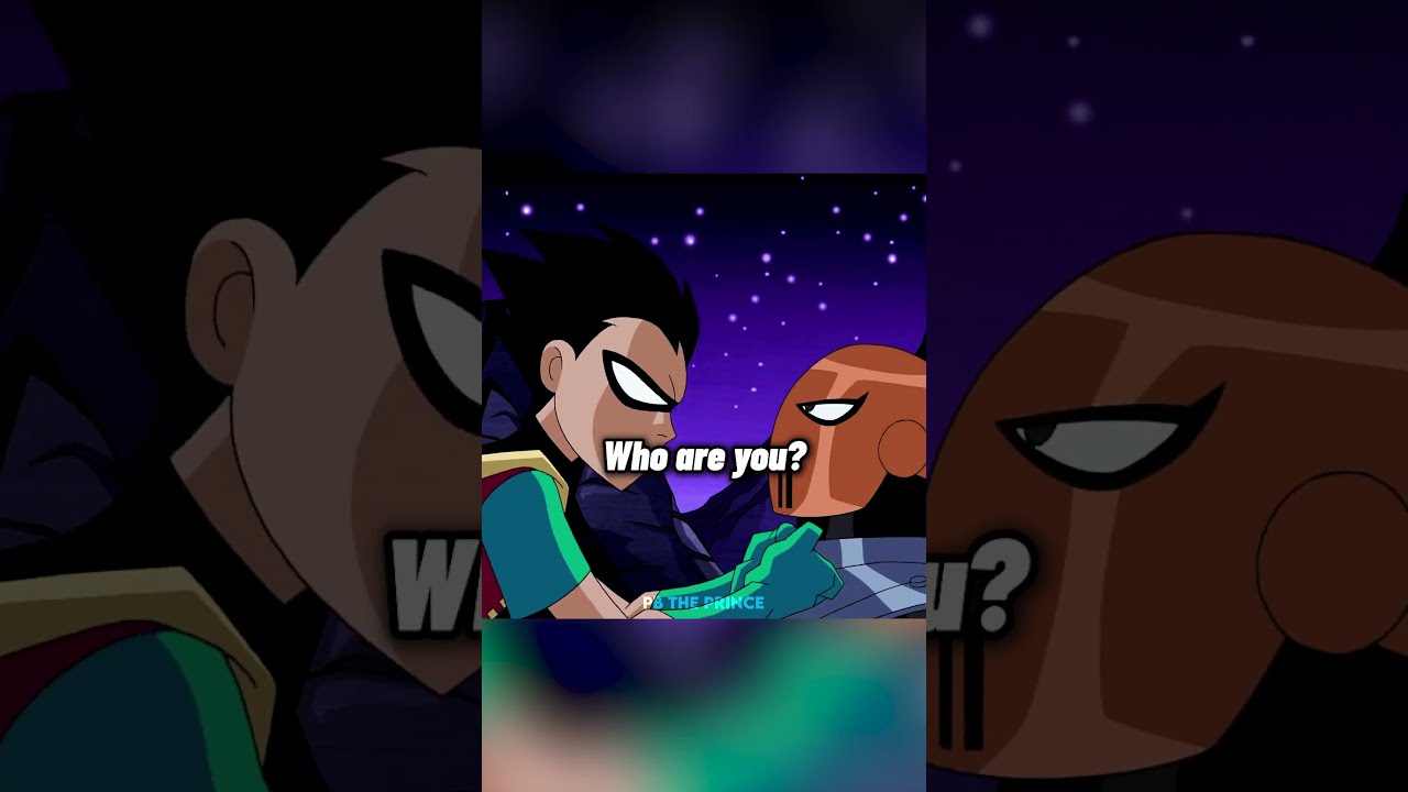 Robin Meets Slade🥶 // #teentitans #shorts