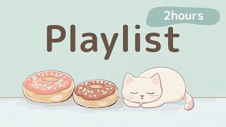 【BGM】Gentle Tunes and Sweet Treats|Chill & Cute BGM|Relaxing |Cafe