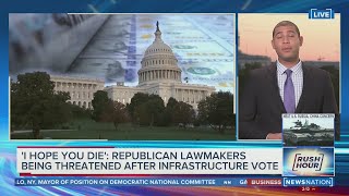 GOP lawmakers threatened after infrastructure vote | Rush Hour