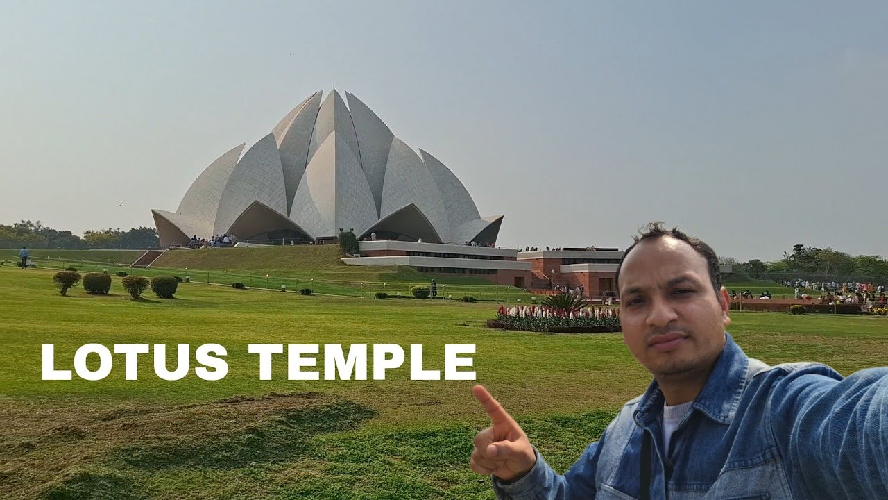 Lotus Temple 🪷 Ganga Bohra Vlog 
