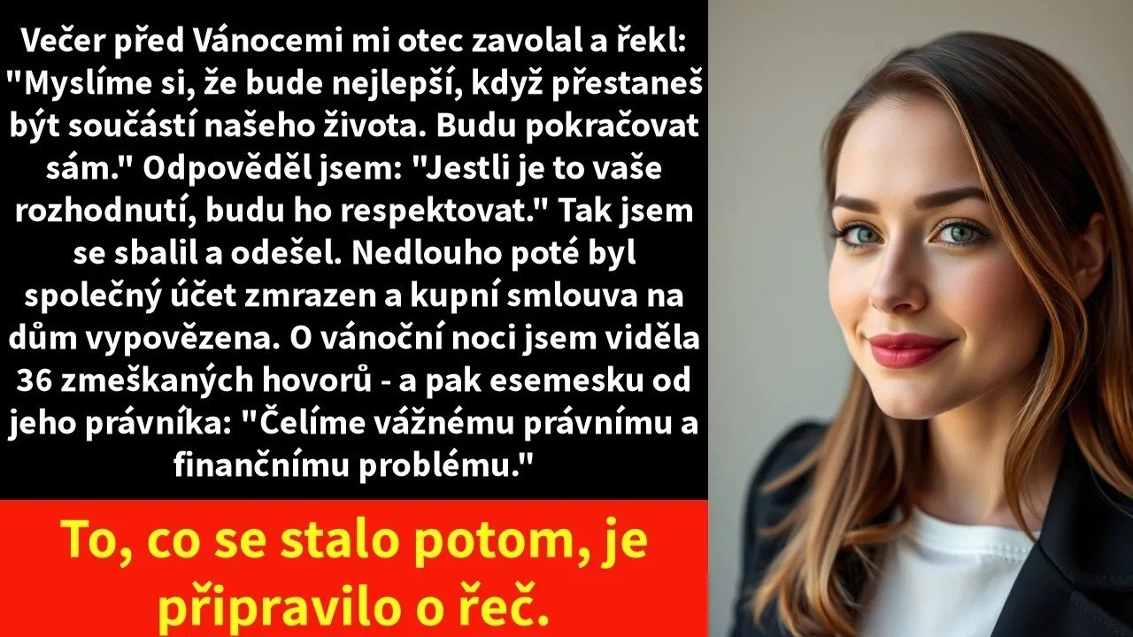 Stála jsem v té zářivě osvětlené místnosti, kde se všichni usmívali do mobilů, a moje sestra mě vykázala ze záběru, jako bych byla cizí člověk, který se omylem přišel vyfotit do rodinného...