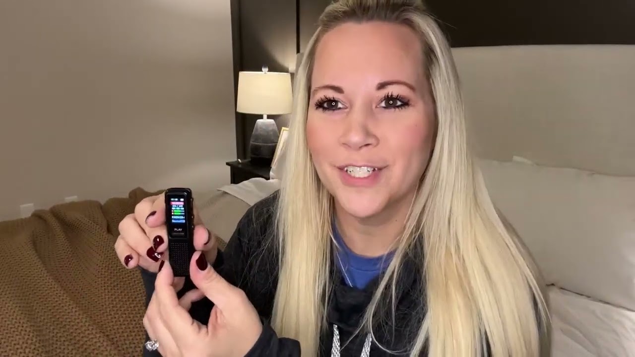 You need to check out this Voice Recorder/ Dictaphone by ARVOX | So tiny & Portable