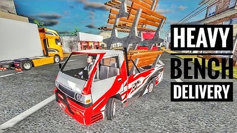 IDBS Pickup Simulator - Heavy Benches Transportation #1 Android Gameplay DRIVING SIMULATOR GAMES