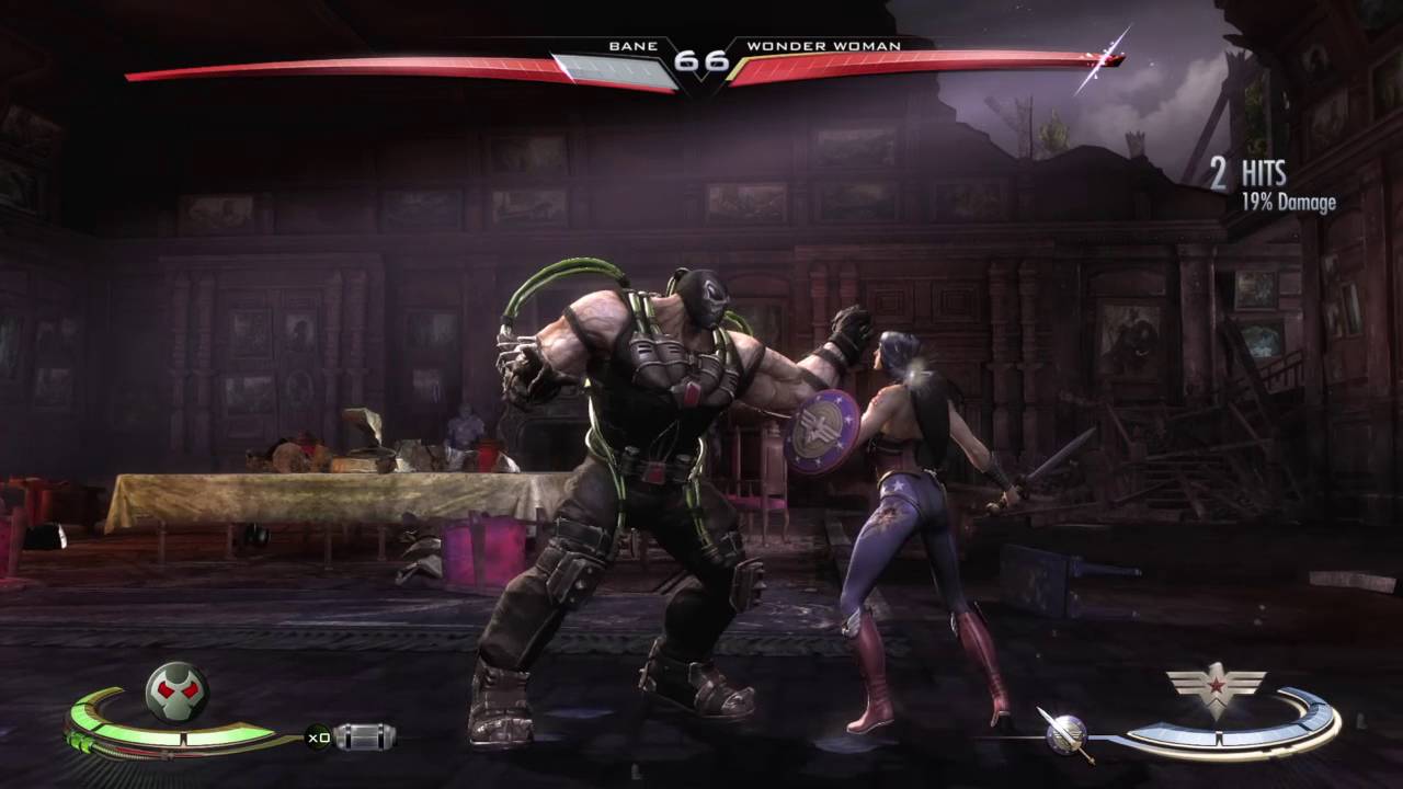 Bane vs Wonder Woman Hard Mode 1st win
