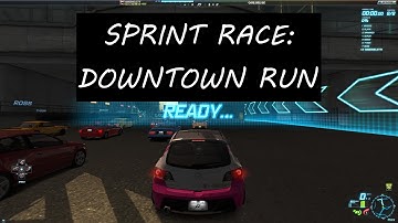 NFS World Sprint Race: Downtown Run