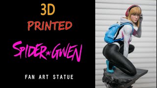Spider-Gwen 3d Printed Fan Art Statue