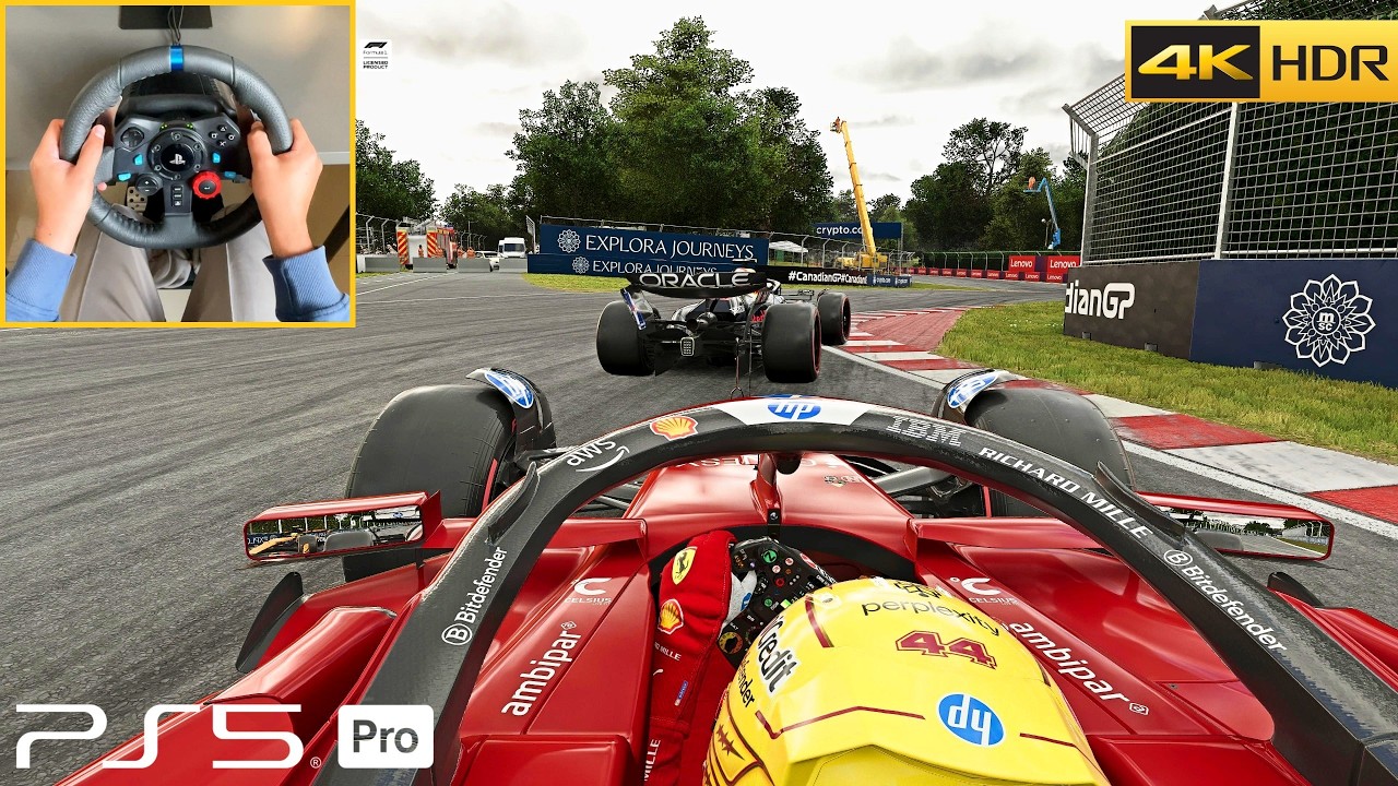 F1 25 PS5 Pro Insane Ray Tracing 4K HDR Gameplay | Logitech G29 Steering wheel