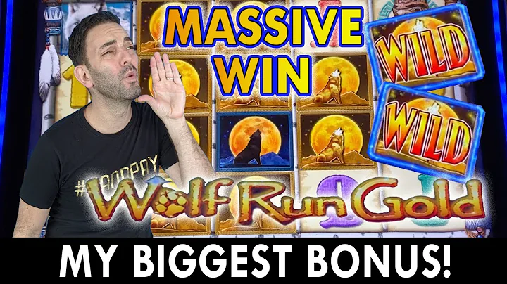 My BIGGEST BONUS EVER on Wolf Run Gold!