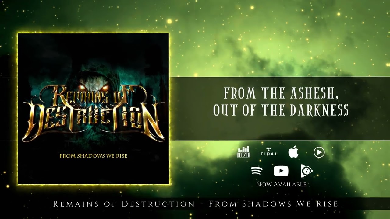 Remains of Destruction - From Shadows We Rise (Official Lyric Video)