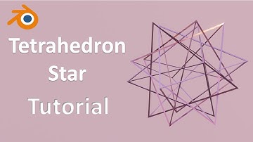 Blender Tutorial - How to Make Seamless Loop Animation for the 3D Tetrahedron Star English Subtitles