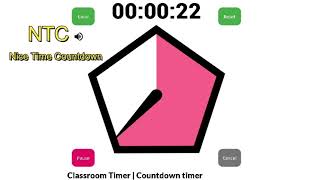 classroom timer 1 minutes countdown | 1 minute timer with music and alarm