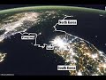 North Korea And South Korea From Space | Why Is North Korea Dark At Night? | Google Earth