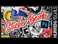 Sticker Bomb/Realistic Stickers ━ Tutorial (#Photoshop)