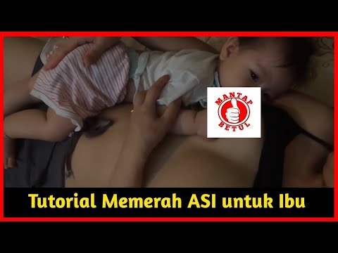 Tutorial Cara mempraktekan gerakan memerah asi / memeras asi, untuk ibu ( breastfeeding)