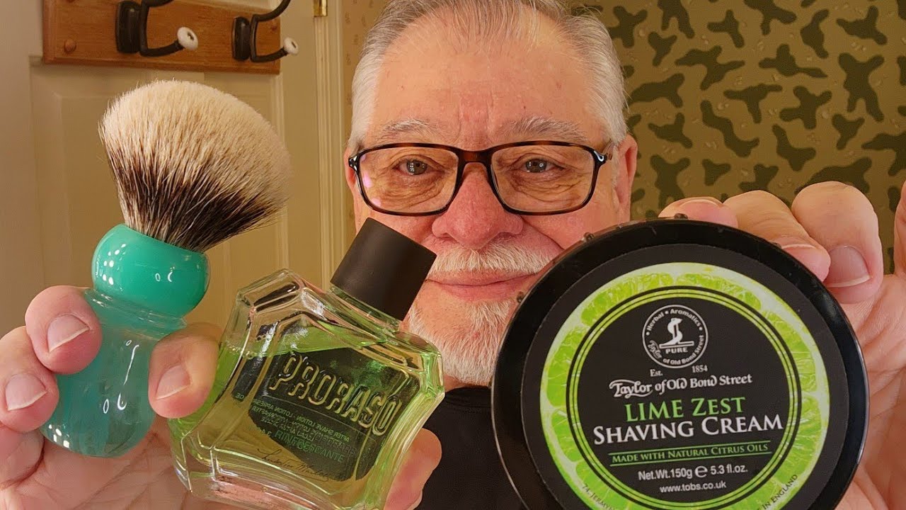 Alex's Shave / Taylor Lime Zest Shave Cream / Muhle R. 89 Razor - YouTube